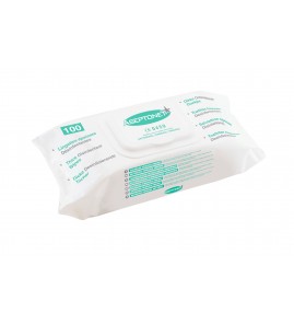 100 lingettes nettoyantes désinfectantes