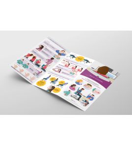 Lot de 100 dépliants - Travail sur écran
