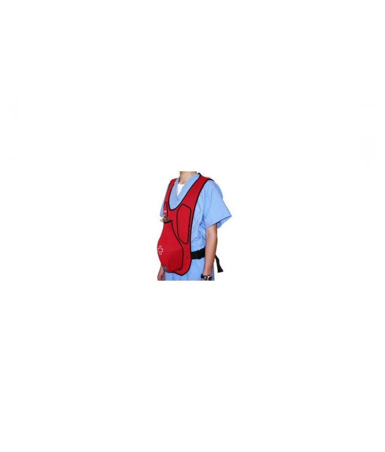 Gilet d'interventio Etouffement Act+Fast rouge